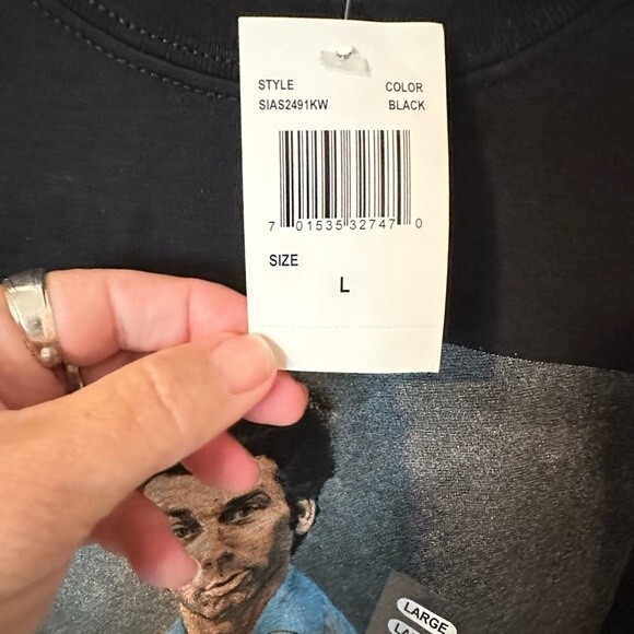 NWT Men’s The Kramer Seinfeld T Shirt - Large - Picture 3 of 5